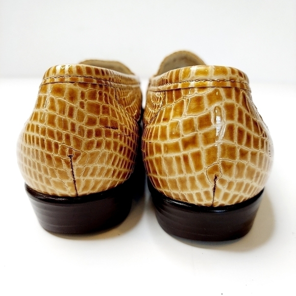 SAS Tripad Flats Loafer Slip-On Shoe 7.5 N Faux Snakeskin Made in USA Comfort - Picture 6 of 10